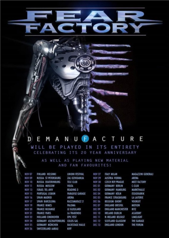 FEAR FACTORY Tour Webisode Feat. Footage From Strasbourg, France And