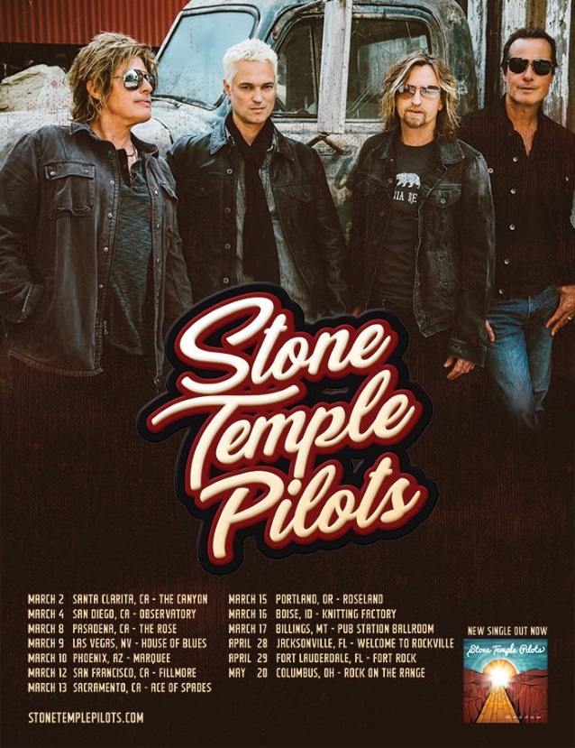 STONE TEMPLE PILOTS Announce First U.S. Tour With New Singer JEFF GUTT HeavyMetal.it