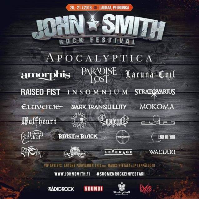 HALLATAR Feat. AMORPHIS, SWALLOW THE SUN, Ex-HIM Members: Video Of JOHN  SMITH ROCK FESTIVAL Performance 